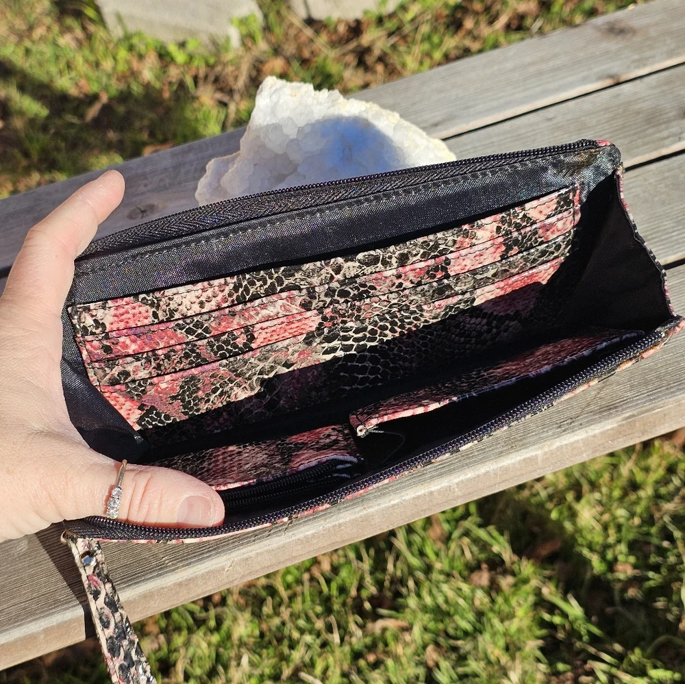 Kenneth Cole Reaction python print wristlet - Picture 6 of 7